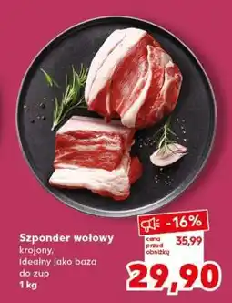 Kaufland Szponder wołowy oferta