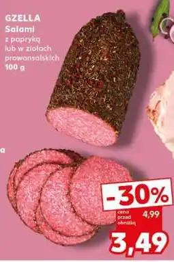 Kaufland GZELLA Salami z papryką lub w ziołach prowansalskich 100 g oferta