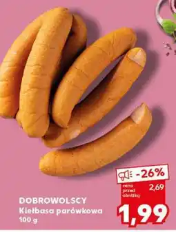 Kaufland DOBROWOLSCY Kiełbasa parówkowa 100 g oferta