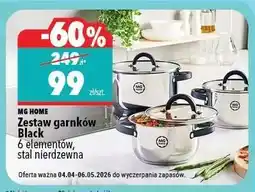 Biedronka Zestaw garnków Black oferta