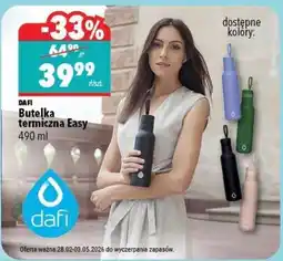 Biedronka Butelka termiczna Easy oferta