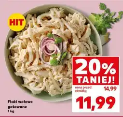 Kaufland Flaki wołowe gotowane 1 kg oferta