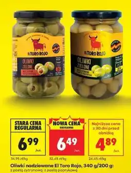 Biedronka Oliwki nadziewane El Toro Rojo, 340 g/200 g oferta