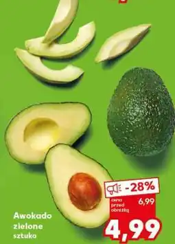 Kaufland Awokado zielone sztuka oferta