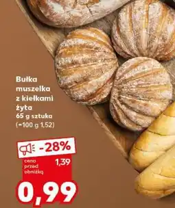 Kaufland Bułka muszelka z kiełkami żyta oferta