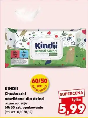 Kaufland KINDII Chusteczki nawilżane dla dzieci oferta