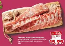 Kaufland Żeberka wieprzowe schabowe oferta
