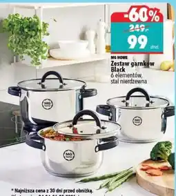 Biedronka Zestaw garnków Black oferta