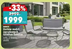 Biedronka Zestaw mebli ogrodowych Goldlux Sunrise oferta