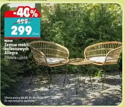 Biedronka Zestaw mebli balkonowych Allegra oferta