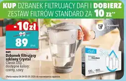 Biedronka Dzbanek filtrujący szklany Crystal oferta