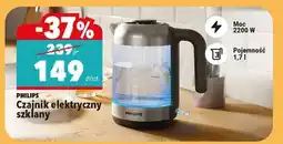 Biedronka PHILIPS Czajnik elektryczny szklany oferta