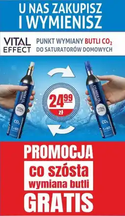 Sedal Vital effect wymiana butli co₂ effect do saturatorów domowych oferta