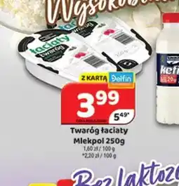 Delfin Mlekpol Twaróg łaciaty oferta