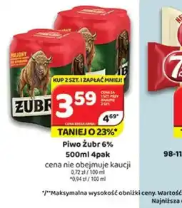 Delfin Piwo Zubr 6% oferta