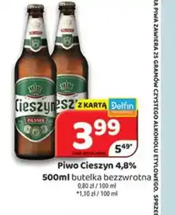 Delfin Piwo Cieszyn 4,8% oferta