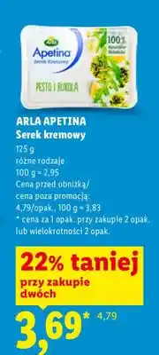 Lidl Serek kremowy Apetina oferta