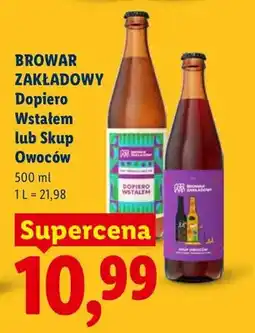 Lidl Piwo kraftowe Dopiero Wstalem oferta