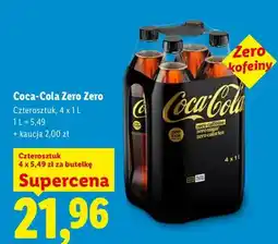 Lidl Napój gazowany Zero Zero 4-pak oferta