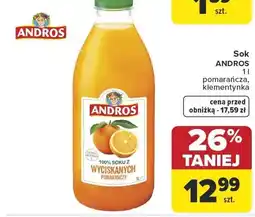 Carrefour Sok pomarańcza, klementynka oferta