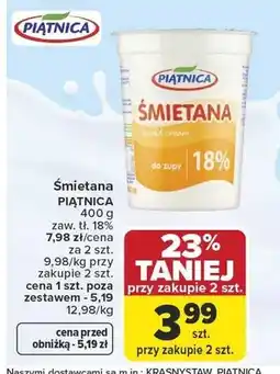 Carrefour Śmietana oferta
