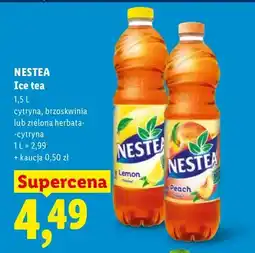Lidl Napój Ice tea cytryna oferta