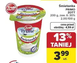 Carrefour Śmietanka Primo oferta