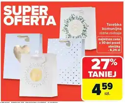 Carrefour Torebka komunijna różne rodzaje oferta