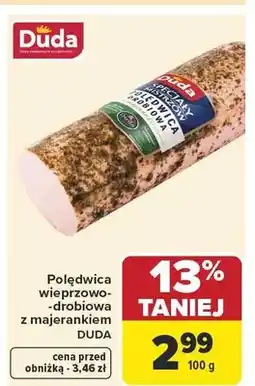 Carrefour Polędwica wieprzowo-drobiowa z majerankiem oferta