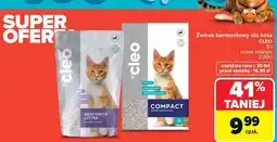 Carrefour Żwirek bentonitowy dla kota CLEO 5l różne rodzaje 2,00l oferta