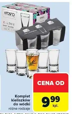 Carrefour Komplet kieliszków do wódki różne rodzaje oferta