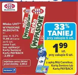 Carrefour Mleko UHT wypasione oferta