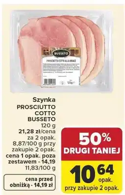 Carrefour Szynka prosciutto cotto oferta
