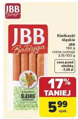 Carrefour Kiełbaski śląskie różne rodzaje oferta