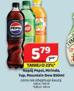 Delfin Napój Pepsi, Mirinda, 7up, Mountain Dew oferta