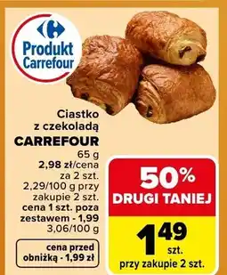 Carrefour Ciastko z czekoladą Carrefour oferta