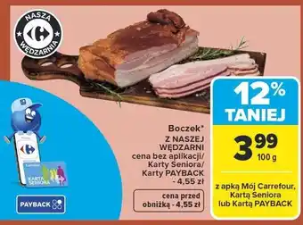 Carrefour Boczek z naszej wędzarni oferta