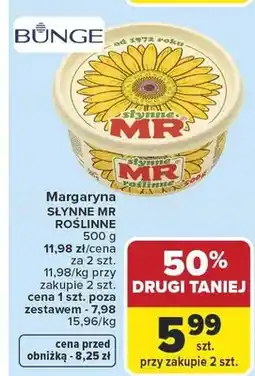 Carrefour Margaryna słynne mr roślinne oferta