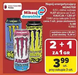Carrefour Napój energetyzujący Monster oferta