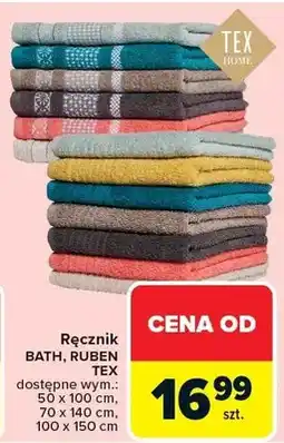Carrefour Ręcznik BATH, RUBEN TEX dostępne wymiary oferta