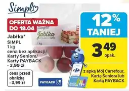 Carrefour Jabłka Simpl oferta