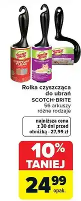 Carrefour Rolka czyszcząca do ubrań 56 arkuszy różne rodzaje oferta