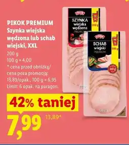 Lidl Schab wiejski wędzony XXL oferta