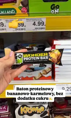 Dino Baton proteinowy wonder banana caramel oferta