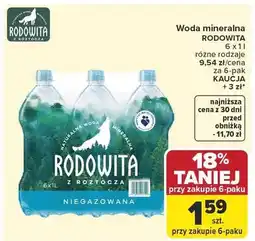 Carrefour Woda mineralna niegazowana oferta