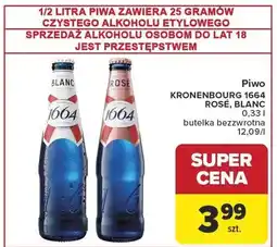 Carrefour Piwo Kronenbourg 1664 Rosé, Blanc oferta