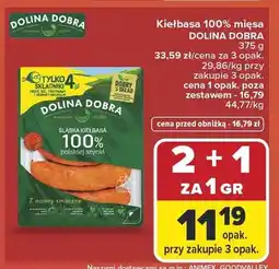 Carrefour Kiełbasa 100% mięsa oferta