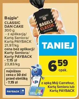 Carrefour Bajgle Classic Dan Cake oferta