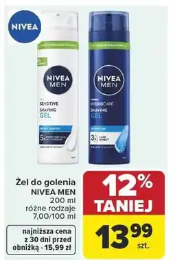 Carrefour Żel do golenia różne rodzaje oferta