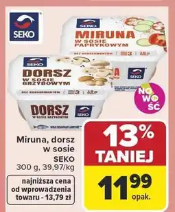 Carrefour Miruna, dorsz w sosie oferta